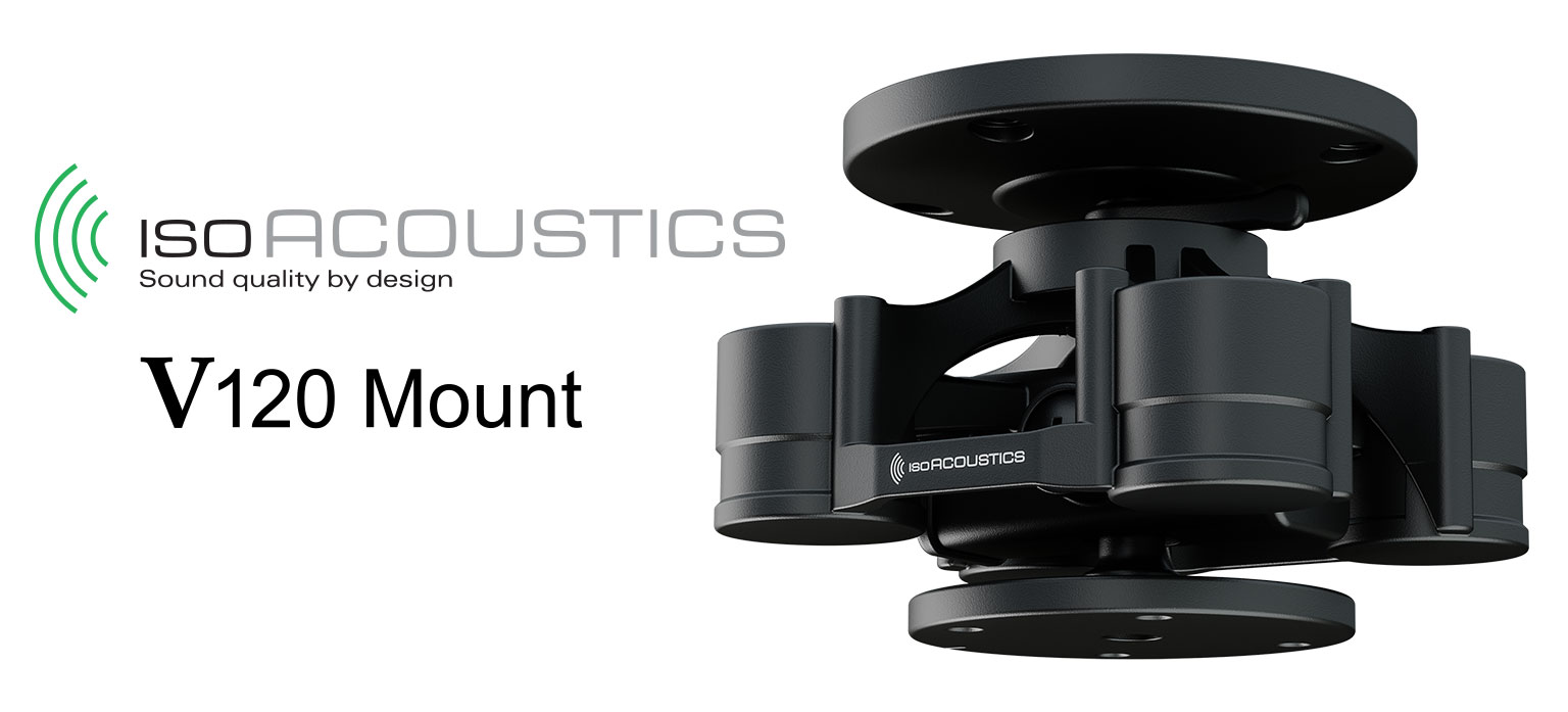 New V120 Ceiling and Wall Isolation Mount from IsoAcoustics
