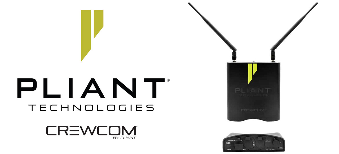 Pliant Technologies CrewCom IP-Rated Radio Transceivers