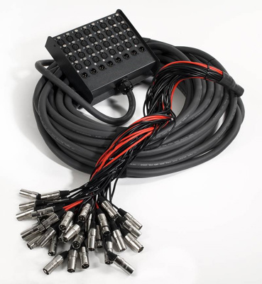 QuikLok 30K Stage box audio system - 30m - 32 Input/8 Output Balanced CH - K/series connectors