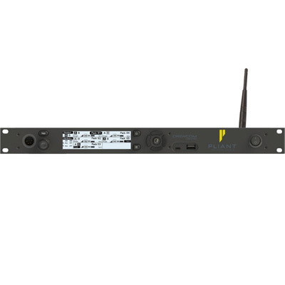 Pliant 2-Channel, 2.4GHz, 1RU BaseStation which includes a built in 2.4GHz radio