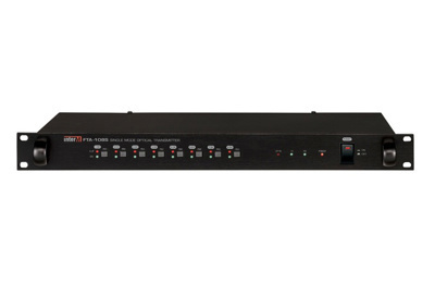 Inter-M 8 channel audio/data transmitter, fibre optic cable maximum 24km