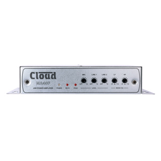 Cloud 1 x 40W 4Ω Output (<1% THD @ Full Power), 2 Line Inputs with Individual Input Gain
