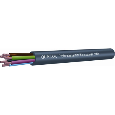 QuikLok CA806 (6 x 2.50 mm²) - Diameter 13mm - Black - 100m reel