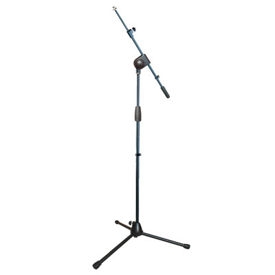 QuikLok A494 BK Performer , tripod microphone stand w/telescopic boom -Black