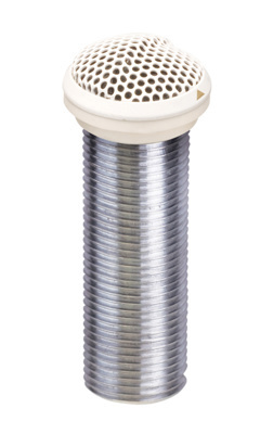 Superlux Wide pick up omni directional condenser surveillance style button microphone, white