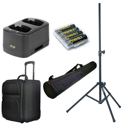 Parallel Deluxe Accessory pack for HELIX-158/208.HX-8 TB1,Dual charger,4xAA Batteries,Stand&bag