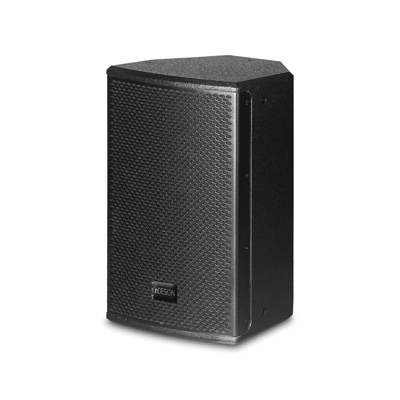 inDESIGN 10" two-way professional speaker. 250 watts RMS. U bracket included. Black