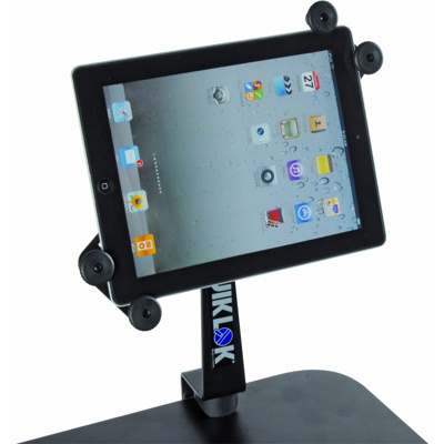 QuikLok IPS16 Table-mount universal tablet holder with locking system - Black