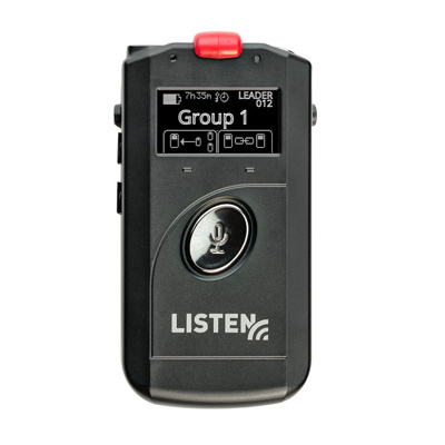 ListenTALK Transceiver (includes: Li-ion Battery, Lanyard, Ear Speaker)