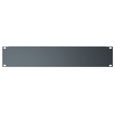 QuikLok RS242 2-U blank rack panel