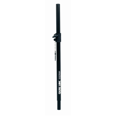 QuikLok S203 Steel telescopic extension tube for connection of satellite systems - Black