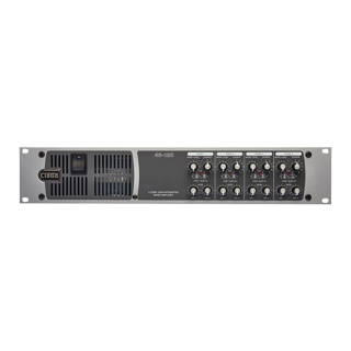 Cloud 4 Zone Mixer Amp, 6 ins 2 Mic ins, 4 x120W @ 4тДж. Optional Ethernet control