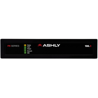 Ashly Power Amplifier 2 x125W @ 4/8 Ohms, 70/100V. With DSP.