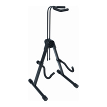 QuikLok QL791 Electric guitar stand with height adjustable neck rest and cradles - Black
