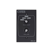 Cloud remote music source & level control plate for MA60 & MA60Media,  US Size. Black