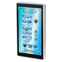 Media Matrix 5.5 inch programable PoE LCD touch control panel.