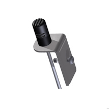 Contacta Discreet Mic in Right-Angled Bracket - Grey