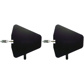 Parallel Remote directional antenna package. Consists of a pair of DA80, 2 AB80, 2 BNC-Crimp & 2 TNC