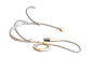 Parallel Audio Slimline omni headworn mic, beige. Wired to suit Mipro. With carry case