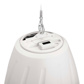 Soundtube 2 way open ceiling omni directional speaker, 5.25" woofer, 75 watts RMS, WHITE