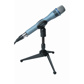 QuikLok A188 Desk-top tripod microphone stand w/mic clip - Clamshell package