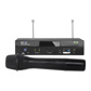 Parallel Handheld wireless system package. Half rack, diversity receiver, LED channel display 566MHz