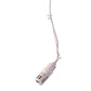 Superlux Omni condenser hanging choir style microphone, white. Maximum SPL 138dB, 500?, -44dBV/Pa