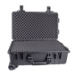 GearSafe Protective flight case, handle & 2 wheels. Ext 530x355x225 & int 510x292x175. 4.62kg, black