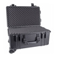 GearSafe Protective flight casel, handle & 2 wheels. Ext 560x355x290 & int 510x290x252. 5.2kg, black