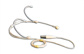 Parallel Audio Slimline omni headworn mic, beige. Wired to suit Audio Technica. Carry case