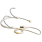 Parallel Audio Slimline omni directional headmic, beige TA4F. With carry case