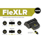 Pliant Compact 4-Pin XLR Female to 5-Pin XLR Female FleXLR gender adapter (6 pack)
