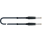 ! QuikLok Black Series Cable - 6.3mm straight stereo jack to 6.3mm straight stereo jack 4.5M