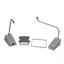 Contacta Curved Left Microphone System - Grey