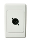inDESIGN Wall plate Clipsal 2000 with 1 male 3 pin XLR